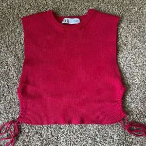 Zara ribbed crop top